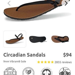 Circadian Sandals - Black and Brown